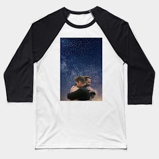 sam and dean last hug scene in heaven with stars supernatural finale Baseball T-Shirt